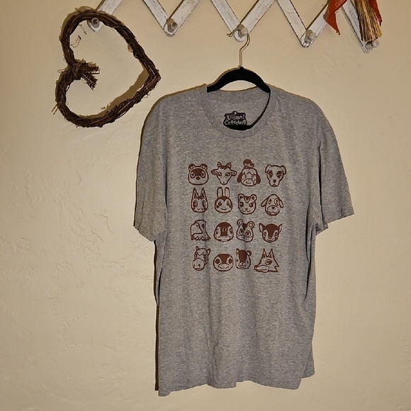 Nintendo Tops - Nintendo Gray Animal Crossing T-Shirt